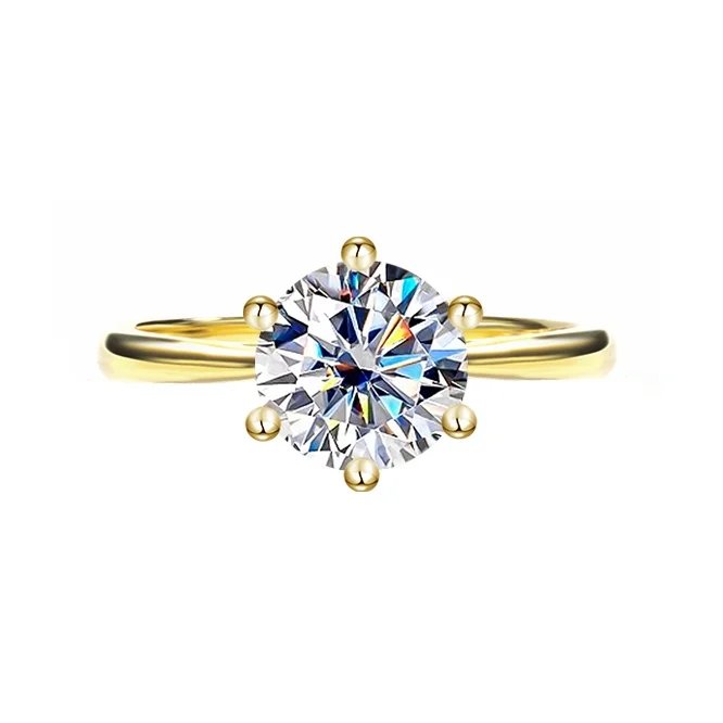 Six-Prong Solitaire Ring